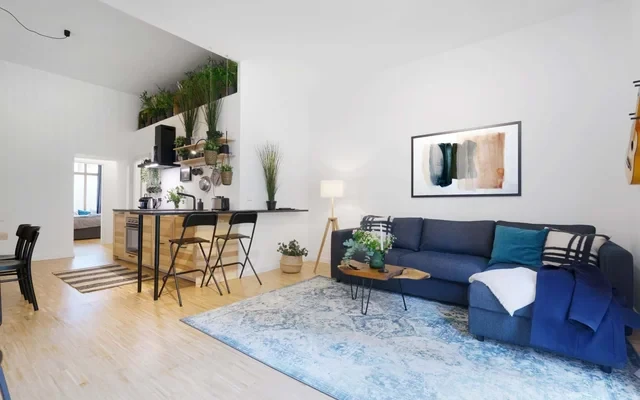 Modern 3-room apartment with beautiful garden 0