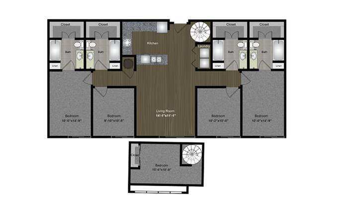 4 Bed 4 Bath Hill Country