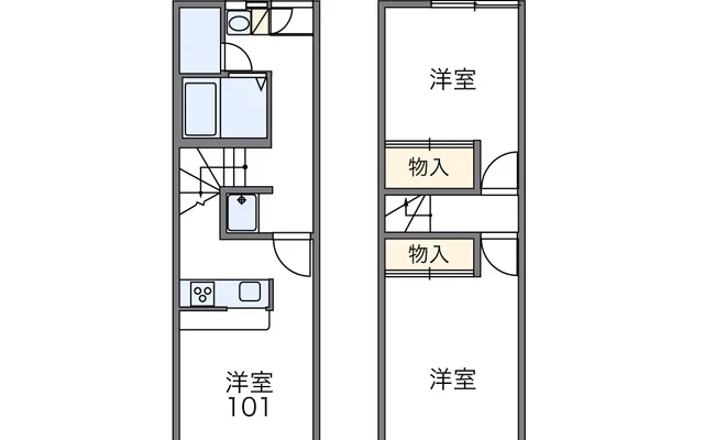 レオパレスクレール若宮Ⅱ 1