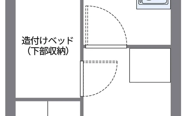 レオパレスHirano - Hatsukaichi student accommodation - 201号房间(带独立厨房)