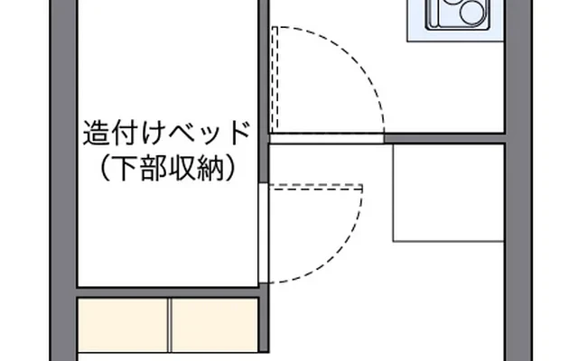 レオパレス銀河 - Kadoma student accommodation - 203号房间(带独立厨房)