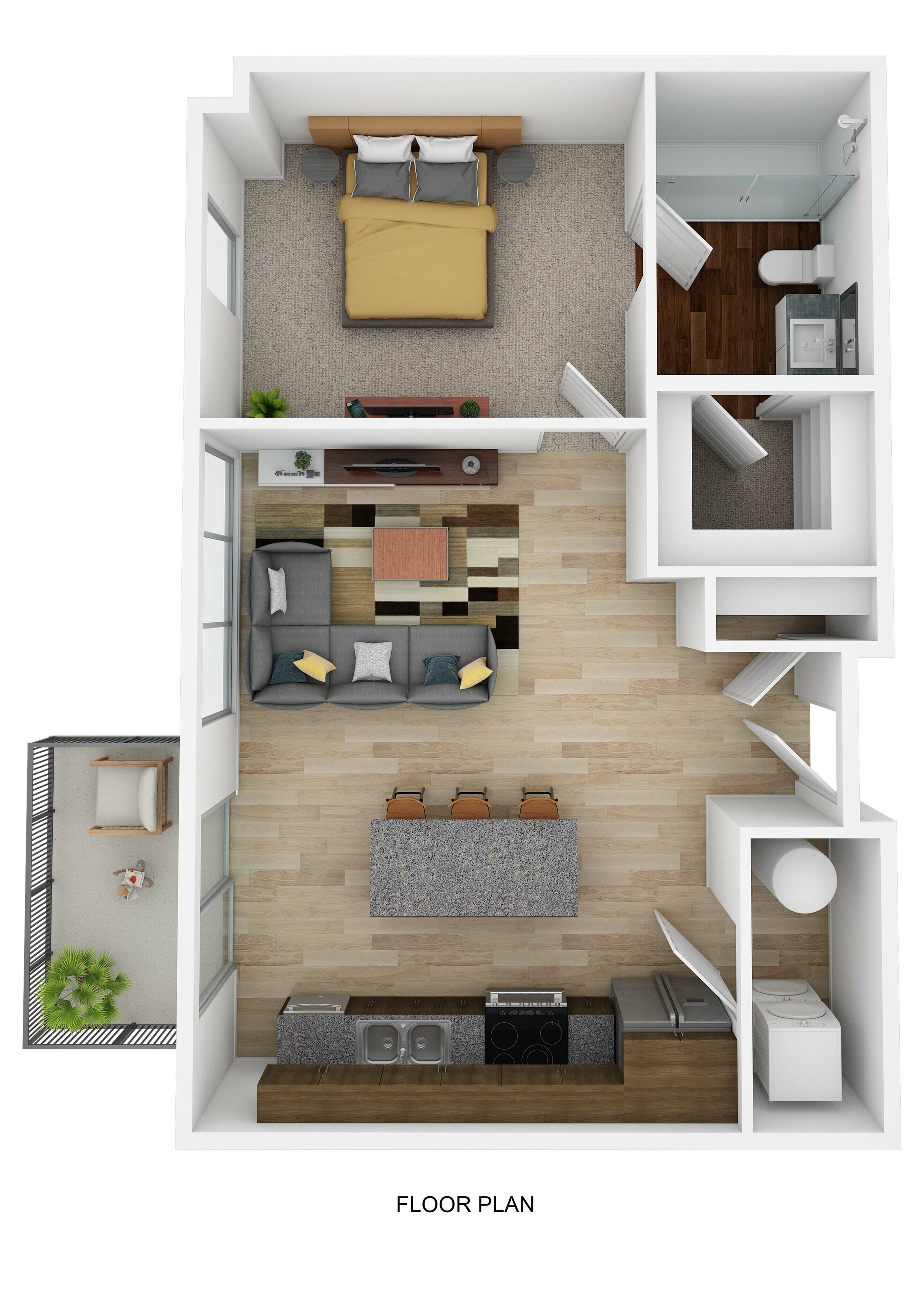 1 Bed 1 Bath Kline III