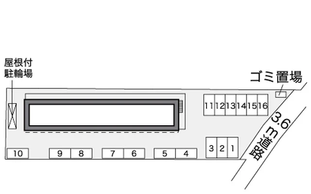 レオパレスポートサイドⅢ 2