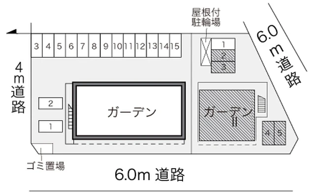 レオパレスガーデンⅡ 2