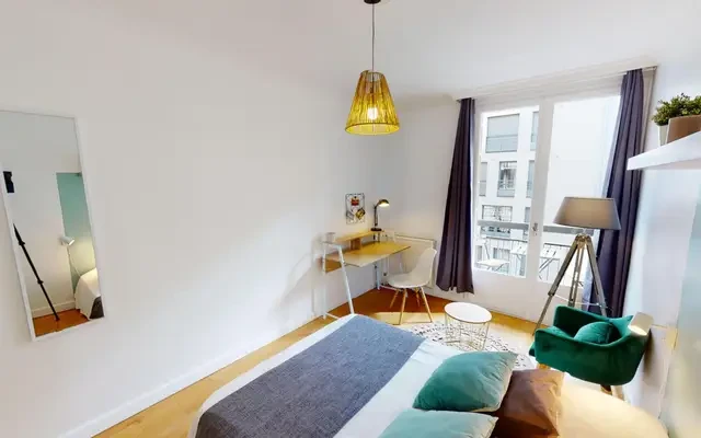 Enjoyable double bedroom near the Part Dieu train station 3