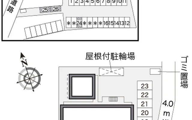 レオパレスグランドソレーユ 4