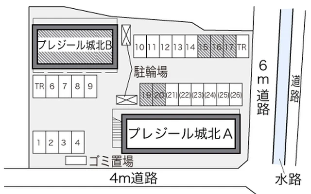 プレジール城北Ｂ 2