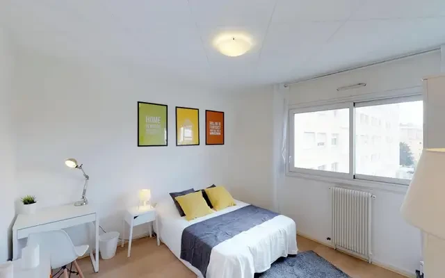 Luminous double bedroom near Parc Sergent Blandan 0