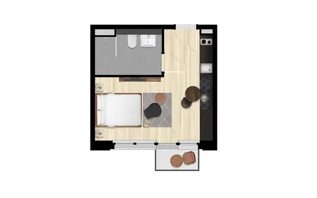 studio in Lichtenberg 0