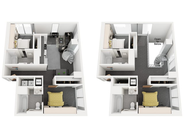 4 Bed 4 Bath - D 4B - F 8-16