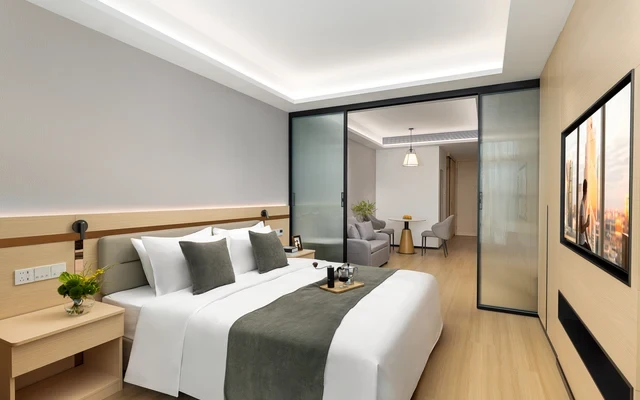 Zhuhai Citadines Gongbei Apartment - Zhuhai student accommodation - Studio Executive with extra sofa bed