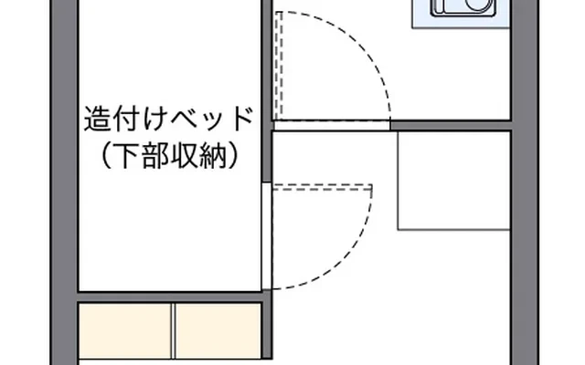 レオパレスマーブルパレス - Kitakyushu student accommodation - 101号房间(带独立厨房)