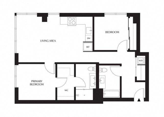 2 Bedroom 2D