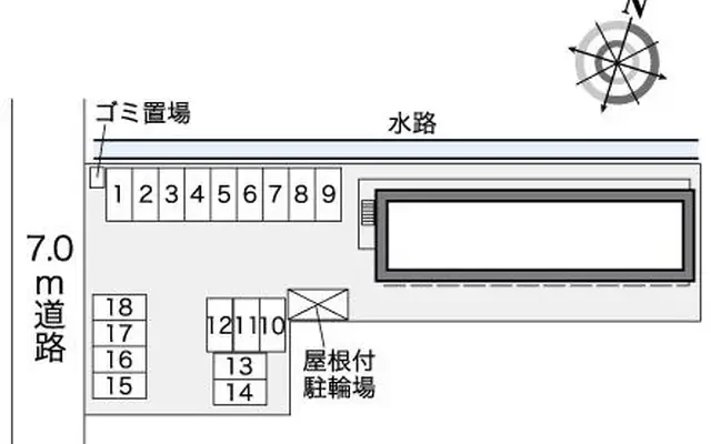 レオパレス若葉 - 바카자키시 학생 숙소