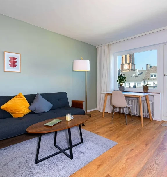 City-Apartment mit Sonennbalkon