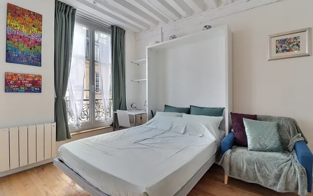 Rental Furnished Studio Apartment - 25m² - Chatelet - Les Halles - Paris 2