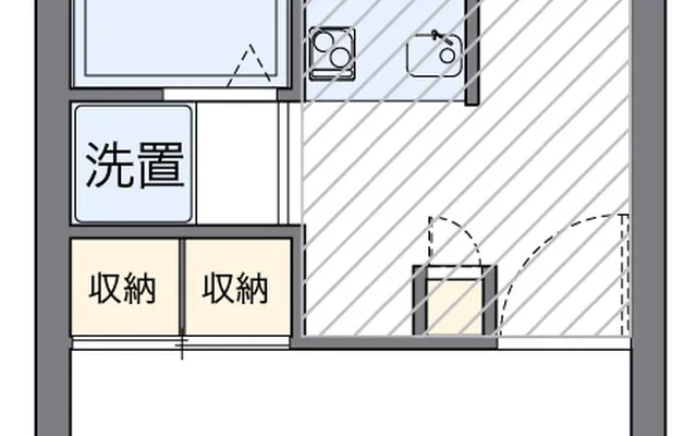 レオパレスビエント - Takatsuki student accommodation - 104号房间(带独立厨房)