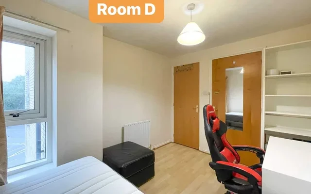 West Village Apartment 4B2B - résidence étudiante à Glasgow - Room D