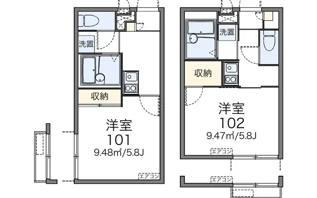 レオパレスヴィラ　ゼルコバ 1