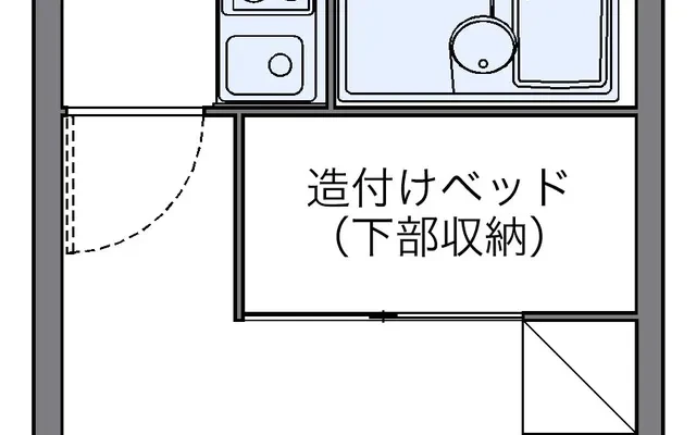 レオパレスレインボー松ヶ丘 - Kawachinagano student accommodation - 103号房间(带独立厨房)