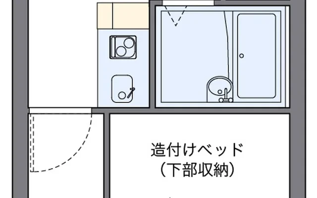 レオパレスグランドソレーユ - chỗ ở sinh viên tại Tỉnh Kamizaki, Thị trấn Fukuzaki - 106号房间(带独立厨房)