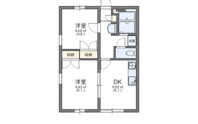 堅田 - Otsu student accommodation - 101号房间(带餐厅/独立厨房)