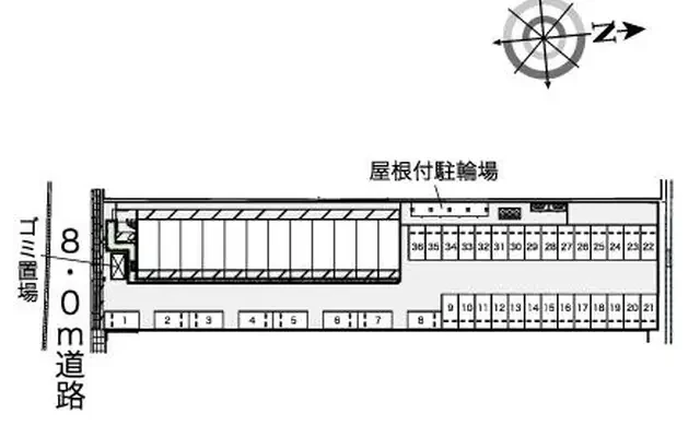 レオパレスパールアケノ第６ 2