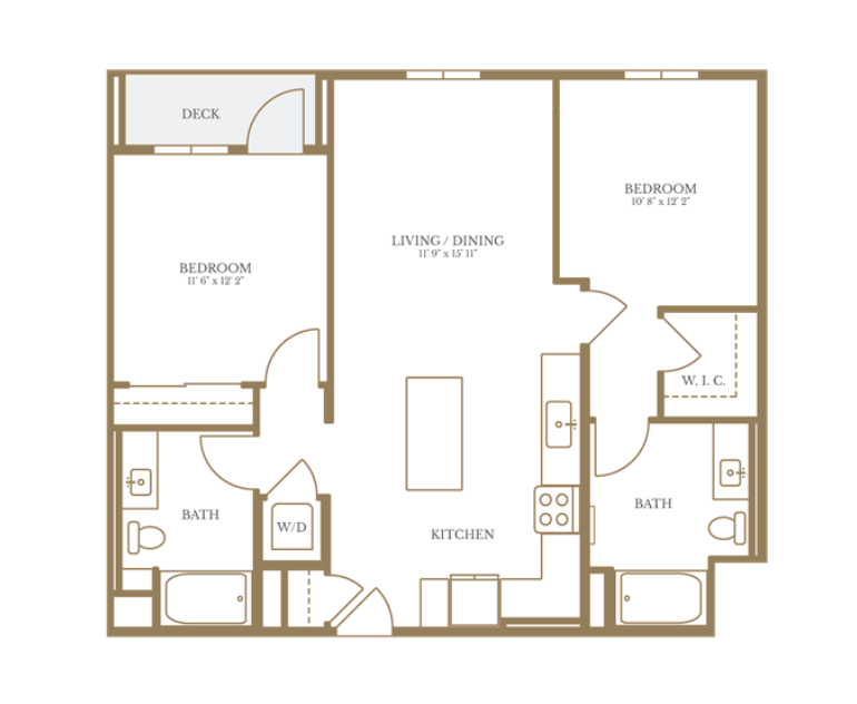 2 Bed 2 Bath