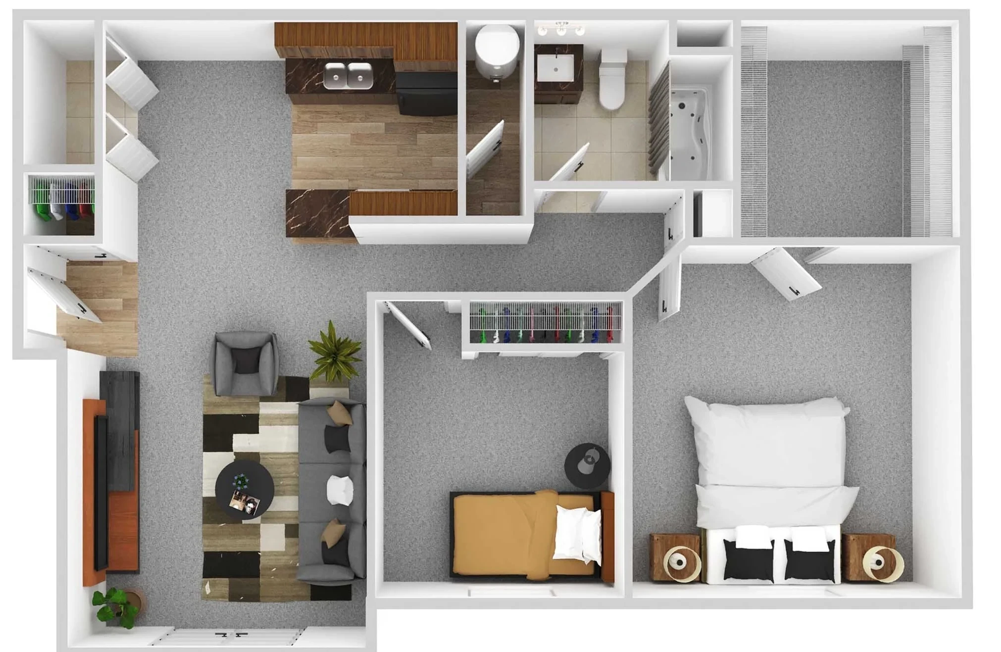 2 Beds 1 Bath Winchester