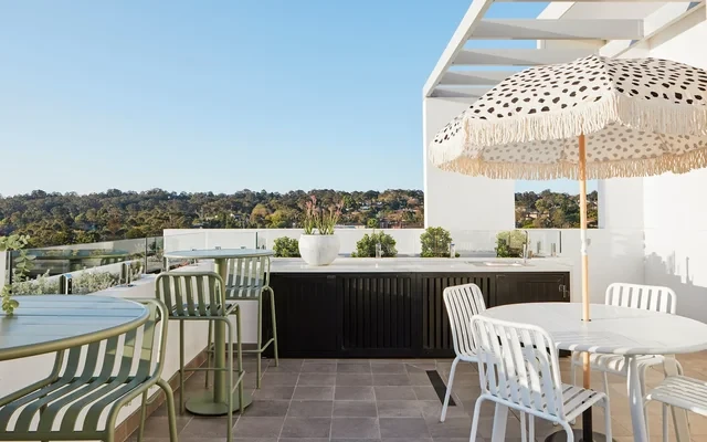 UKO West Ryde - résidence étudiante à Sydney - terrasse