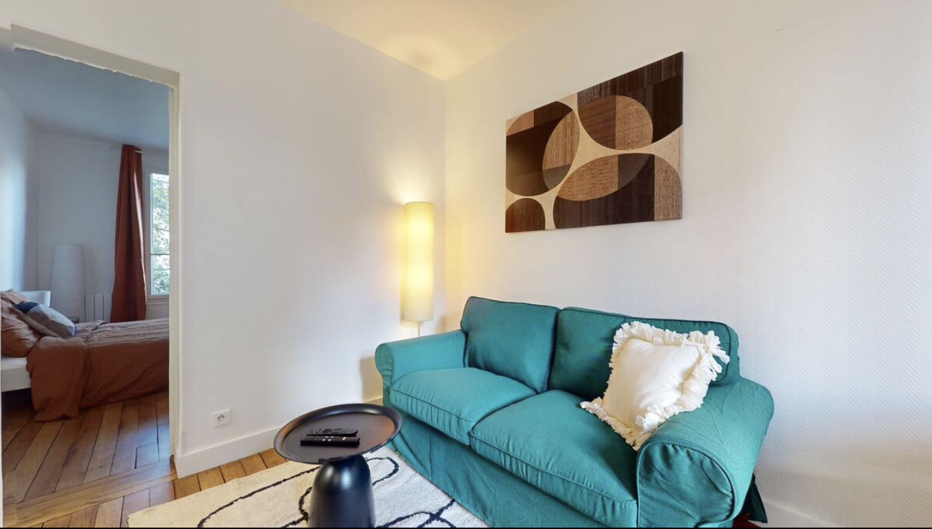 Ivry-sur-Seine 94e·40.3m²·F3·Appartement·With furniture