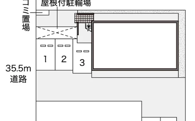 レオパレスシャルマン　タナカⅡ 2
