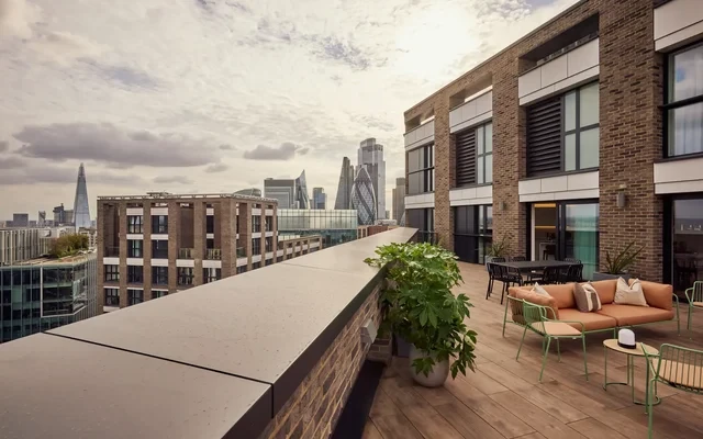 Alma – Studentenunterkunft in London – Dachterrasse