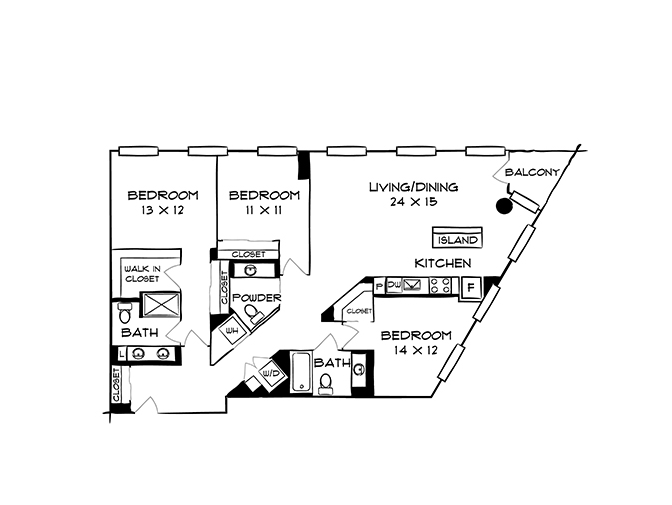 3 Bed 2.5 Bath Design 3B25