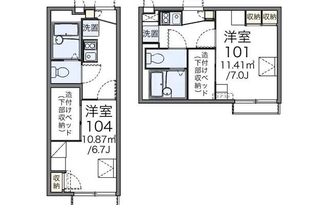 レオパレスパーチェ作新台 1