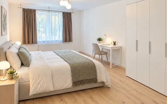 Nymphenburger Straße 190 - Munich student accommodation - 2 Bed 1 Bath - Room 1
