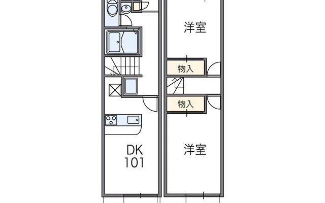 レオパレスラダックＣ 1