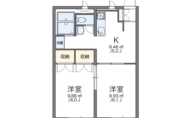 レオパレスKAORUⅡ 4