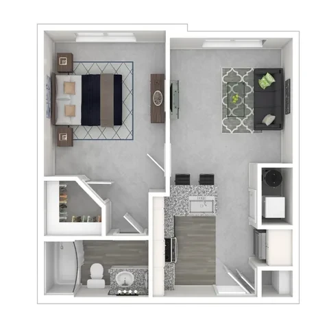 1 Bed 1 Bath Edgewood