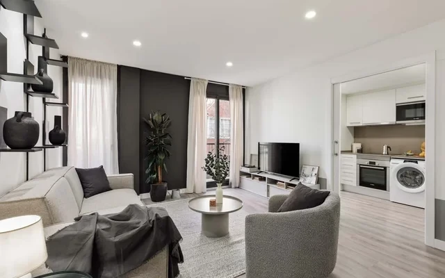 Heures - 2 bedroom, office and pool in Les Corts 0