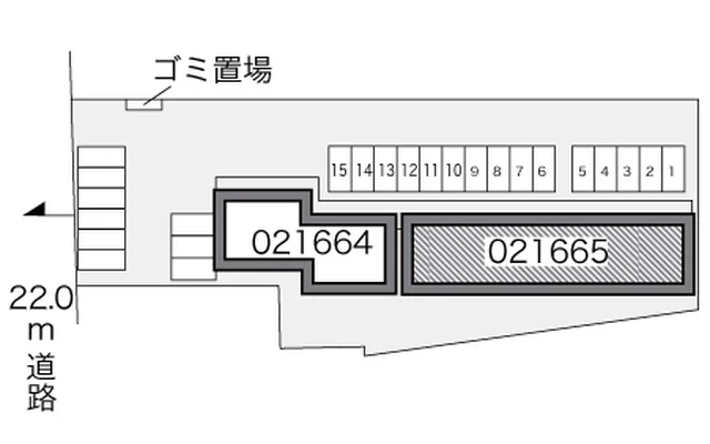 レオパレスキャロットＢ 2