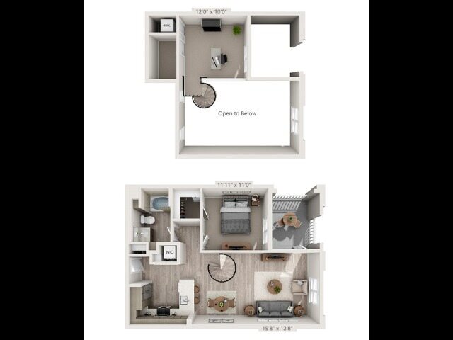 1 bed 1 bath A2M