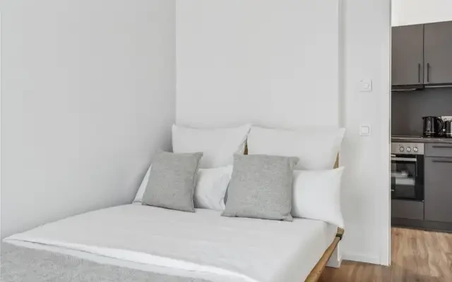Very nice single bedroom in Nord - résidence étudiante à Leipzig - Single Bedroom