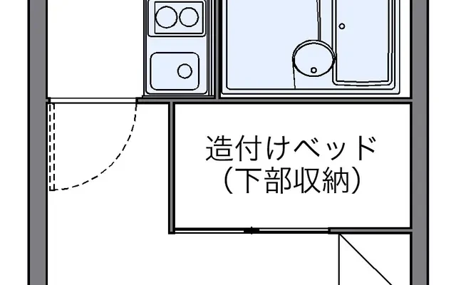 レオパレスル・ヴィラージュ - Kato student accommodation - 203号房间(带独立厨房)