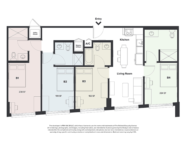 4 Bedroom / 4 Bathroom D2