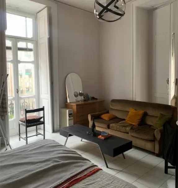 Bed in shared bedroom in Naples City centre