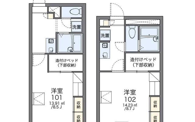 レオパレスリバーサイド桂木 3