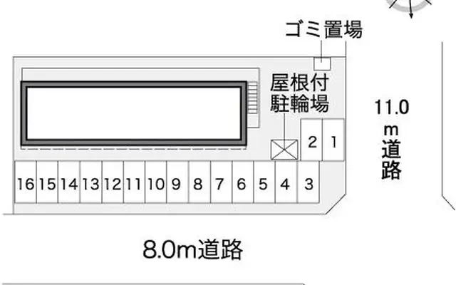 レオパレスハイツ　ハピネス　Ⅲ 2