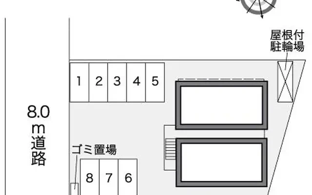 レオパレスフローラ夷山 2