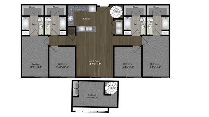 5 Bed 4 Bath Hill Country Loft